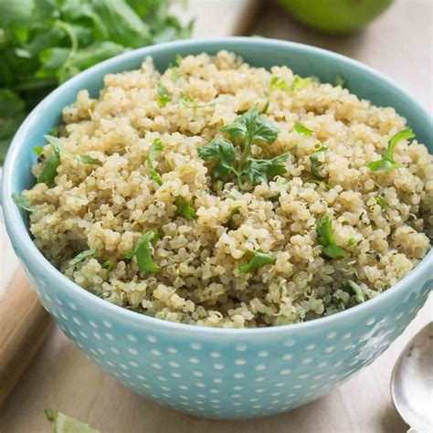 healthy cilantro lime quinoa gluten free vegan