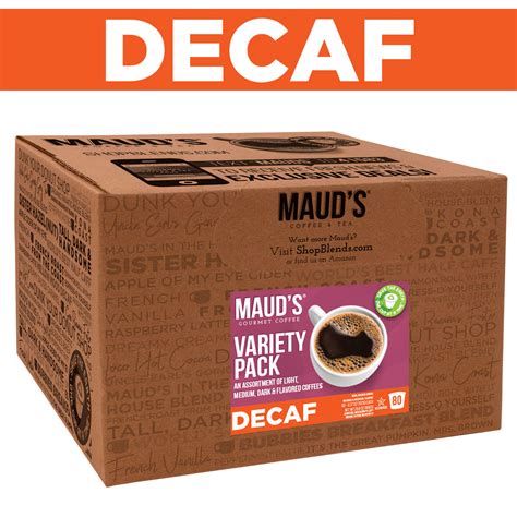 decaf coffee pods
