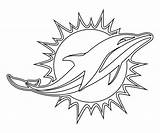 Dolphins Miami Coloring Logo Svg Vector Transparent Drawing Nfl Pages Stencil Printable Logos Large sketch template