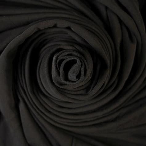 polyester stretch jersey lining black fabric etsy