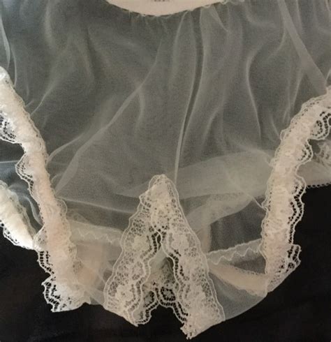 Sheer Nylon Open Crotch Panties Vintage Style Sex Doll Etsy