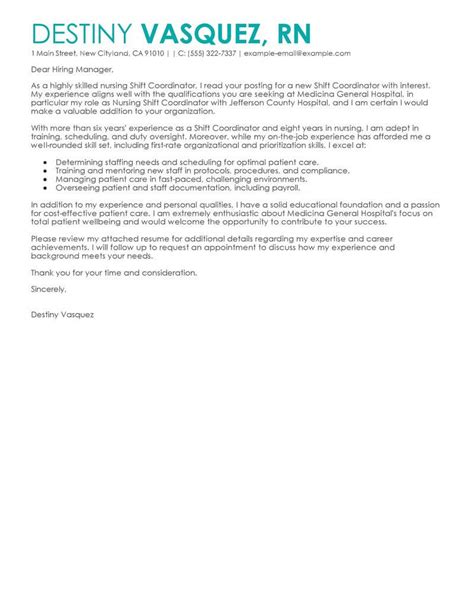 amazing healthcare cover letter examples templates   writing