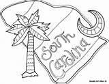 Carolina Seagrass Gamecocks Doodle Alley sketch template