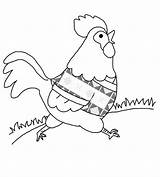 Galinhas Riscos Bestcoloringpagesforkids Chickens Risco sketch template