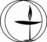 Chalice Unitarian Universalist Flaming Symbol Uu Universalism Logo Uua Unitarianism Choose Board sketch template