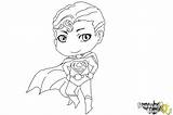 Chibi Superman Draw Coloring Drawingnow sketch template
