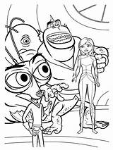 Monsters Coloring Aliens Susan Vs Pages Smaller Become Has Cockroach Cartoons Dr Dropped Bartender sketch template