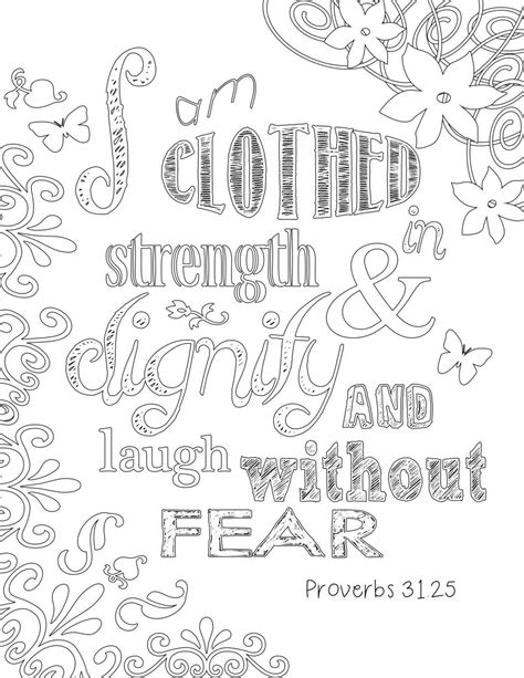proverbs  coloring page etsy quote coloring pages bible verse