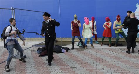 Sochi Cossacks Attack Pussy Riot With Whips And Pepper Spray Time