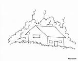 House Coloring Pitara Pages sketch template