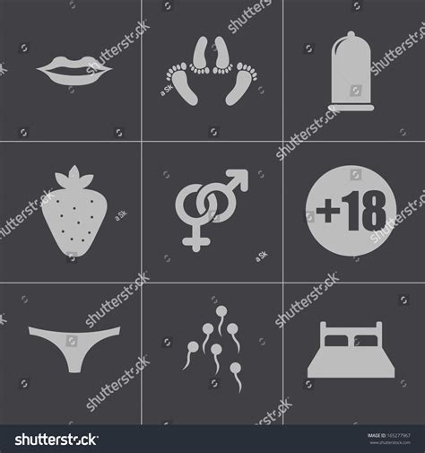 vector black sex icons set stock vector royalty free 165277967
