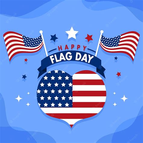 День флага сша плакат 14 июня сша америка национальный праздник