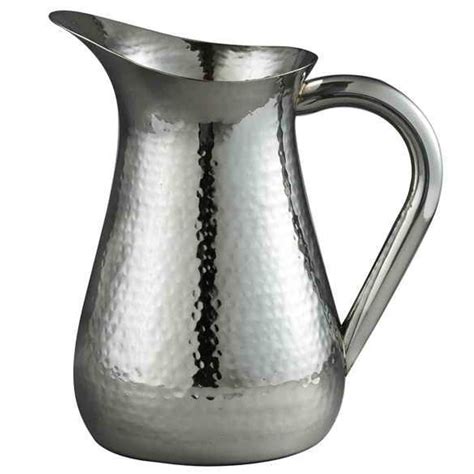 heim concept hammered water pitcher silver ebay