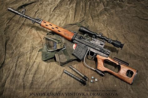 wallpaper dragunov weapon sniper rifle rifles  sparna