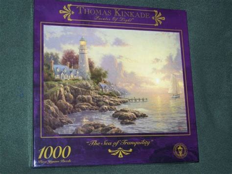 Thomas Kinkade Sea Of Tranquility 1000 Pc Puzzle New