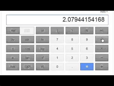 log base  logarithm  calculator youtube