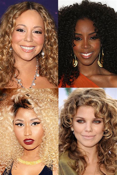 celebrities with curly hair a list girls with curls