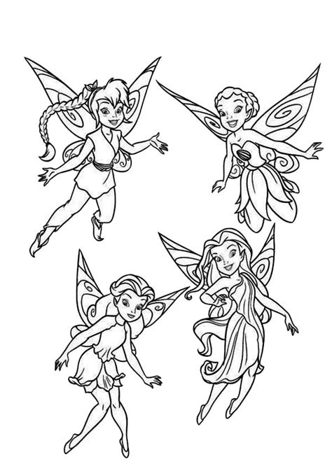 disney fairies pixie coloring page netart coloriage coloriage