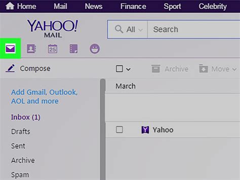 log   email yahoo  steps  pictures