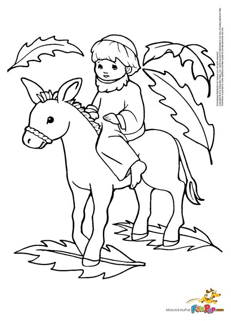 palm sunday coloring pages coloring home
