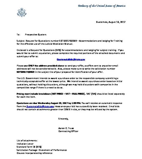 sample  visa invitation letter printable  worksheets docx