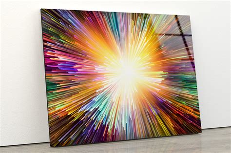 Tempered Glass Printing Wall Art Oversized Wall Decor Home