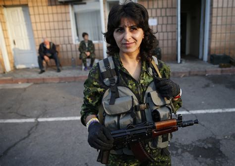 women join the fight—on both sides—in east ukraine