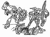 Bionicle Lego Coloring Pages Color sketch template