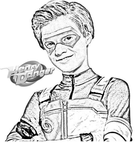 epic henry danger coloring pages   kids coloring pages