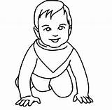 Baby Outline Crawling Clipart Children 1302 Infant Clip Girl Search Playing Graphics Classroom Members Transparent Available Gif Classroomclipart sketch template