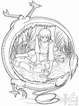 Haku Miyazaki Hayao Chihiro Enregistrée sketch template