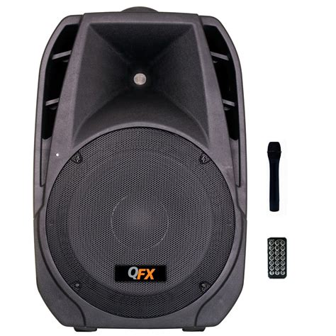 qfx speaker  built  amplifier bluetooth walmartcom