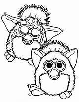 Furby Coloring Pages Furbie Kids การ Fun ลาย เส าร Coloringpages1001 Per sketch template