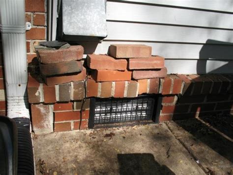 Crumbling Masonry Outside Jay Markanich Real Estate Inspections Llc