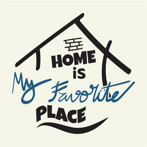 home   favorite place typography poster handmade lettering print