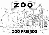 Zoo Coloring Animals Pages Animal Preschool Printable Kids Clipart Sheets Colouring Kindergarten Sheet Color Bestcoloringpagesforkids Print Activities Letscolorit Curriculum Adult sketch template