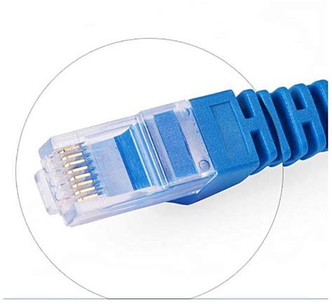 generic cable  blue ethernet internet lan cate network cable  computer modem router