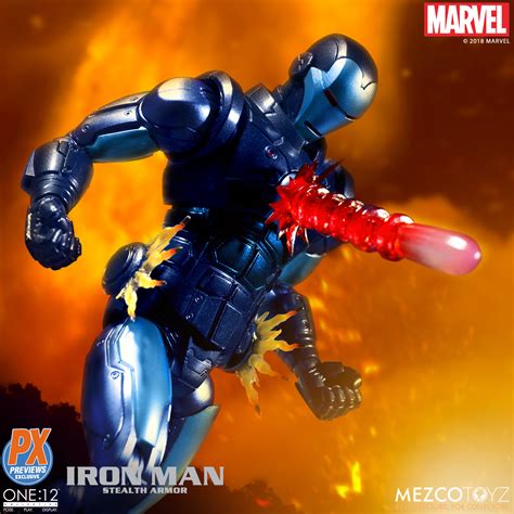 previews exclusive  stealth armor iron man