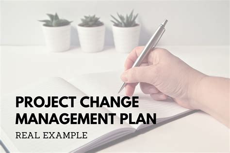 project change management plan real  template