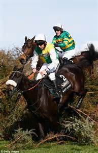 many clouds wins the grand national at sunny aintree