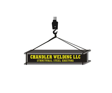 structural steel logo design  chandler welding llc structural steel erectors  dzino
