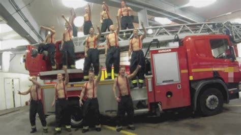 video french firefighters catch heat over semi naked lip sync of carly