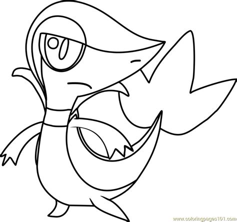 snivy coloring pages coloring home