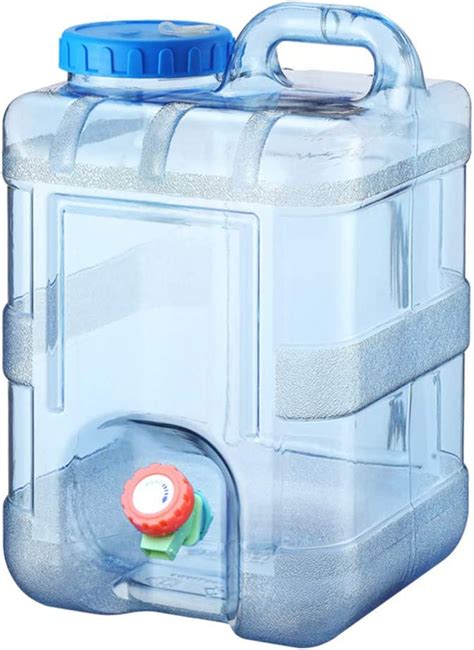 dhyed water container  spigot  gallon emergency water storage