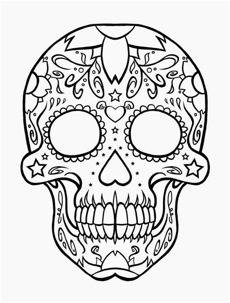 images   printable skull coloring pages printable adult