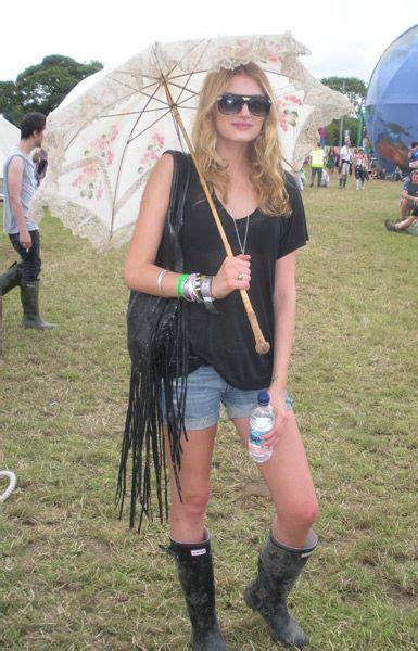 wellies and short shorts at glastonbury the kate moss effect lives on