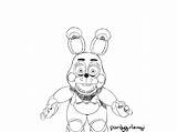 Bonnie Toy Coloring Pages Sketch Chica Template Cute Printable Freddy Deviantart Foxy Color Getcolorings Naf Value sketch template