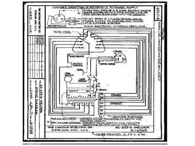 lincoln electric  arc welder wiring diagram images wiring collection