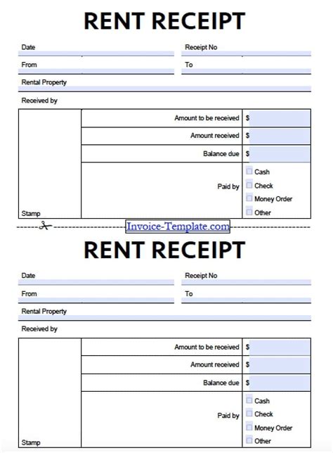 rent receipt template excel qualads rent receipts  printable