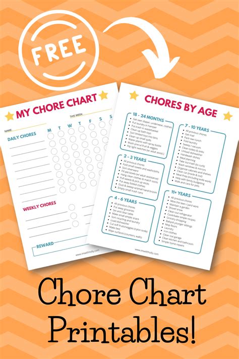 printables    kids  chores includes